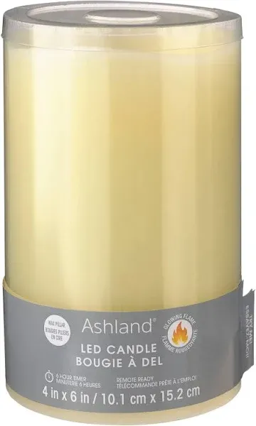 Ashland 3" x LED Flame Pillar Candle