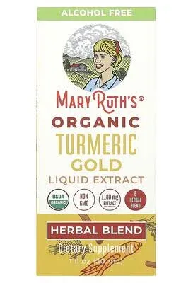 MaryRuth Organics Organic Turmeric Gold Herbal Blend Liquid Drops