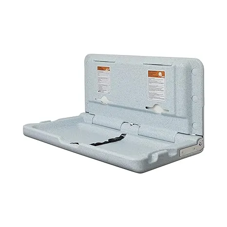 ECR4Kids Horizontal Wall-Mounted Baby Changing Station