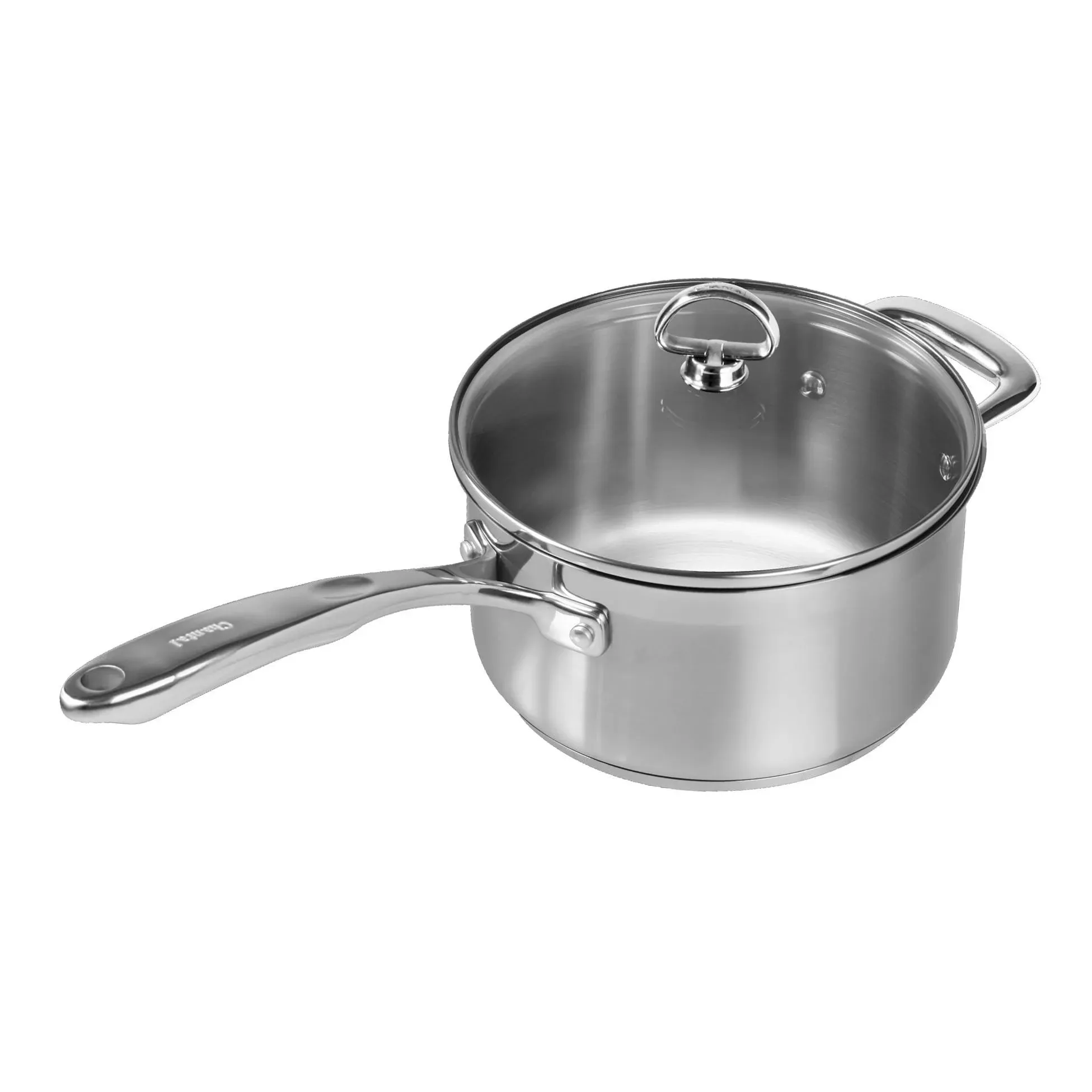 Chantal SLIN35-140 Induction 21 Steel Saucepan, 1 quart, Stainless