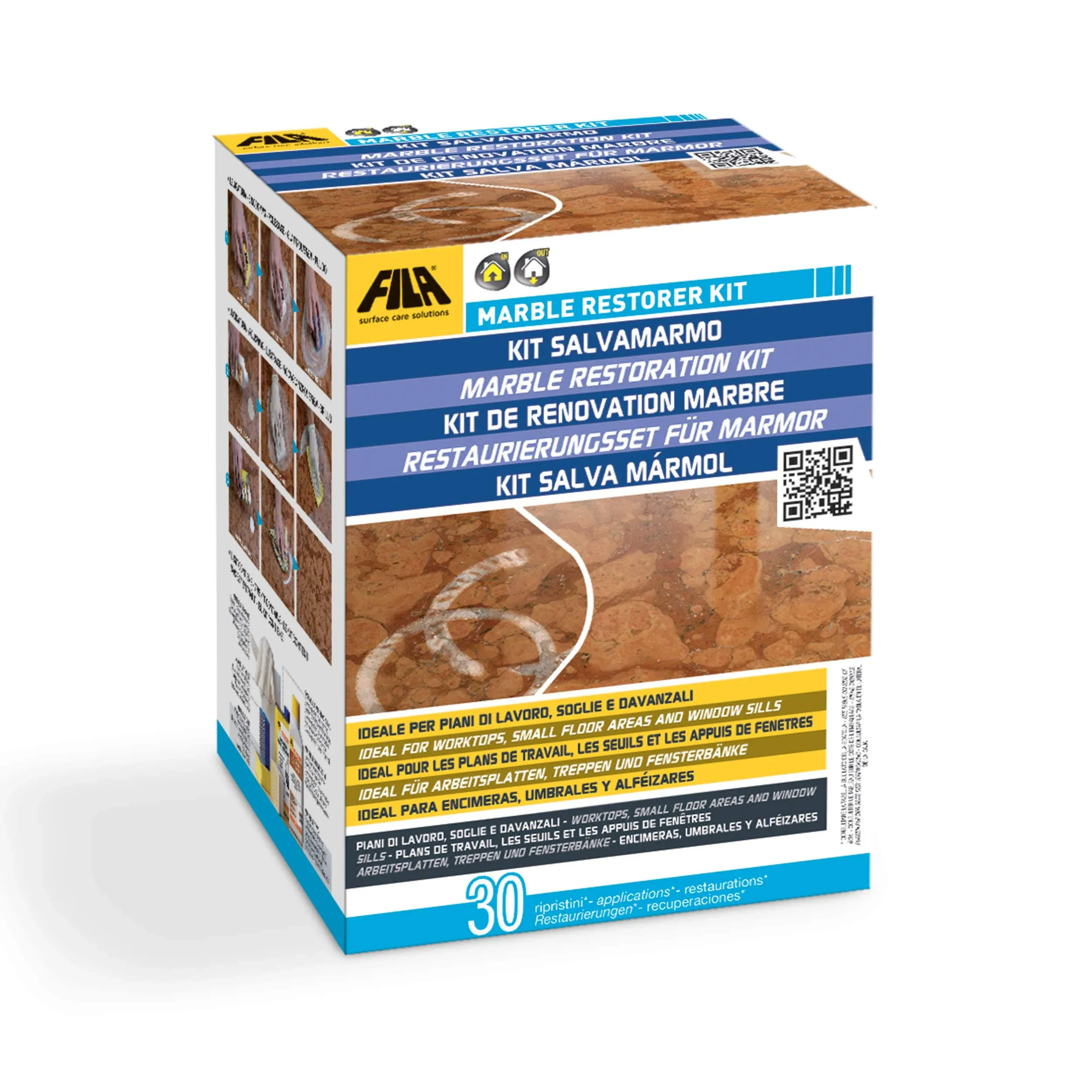 Fila 44250104 Marble Restorer Kit, 28 oz