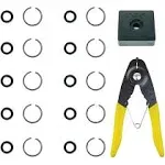 1/2" Impact Wrench Socket Retainer Retaining Ring with O-Ring Mac IR - 10 SETS ...