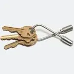 Craighill Closed Helix Keyring Stainless Steel