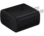 45W USBC FAST CHARGING WALL CHARGER BLACK