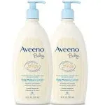 Aveeno Baby Daily Moisture Lotion with Oatmeal, 18 fl. oz, Twin Pack