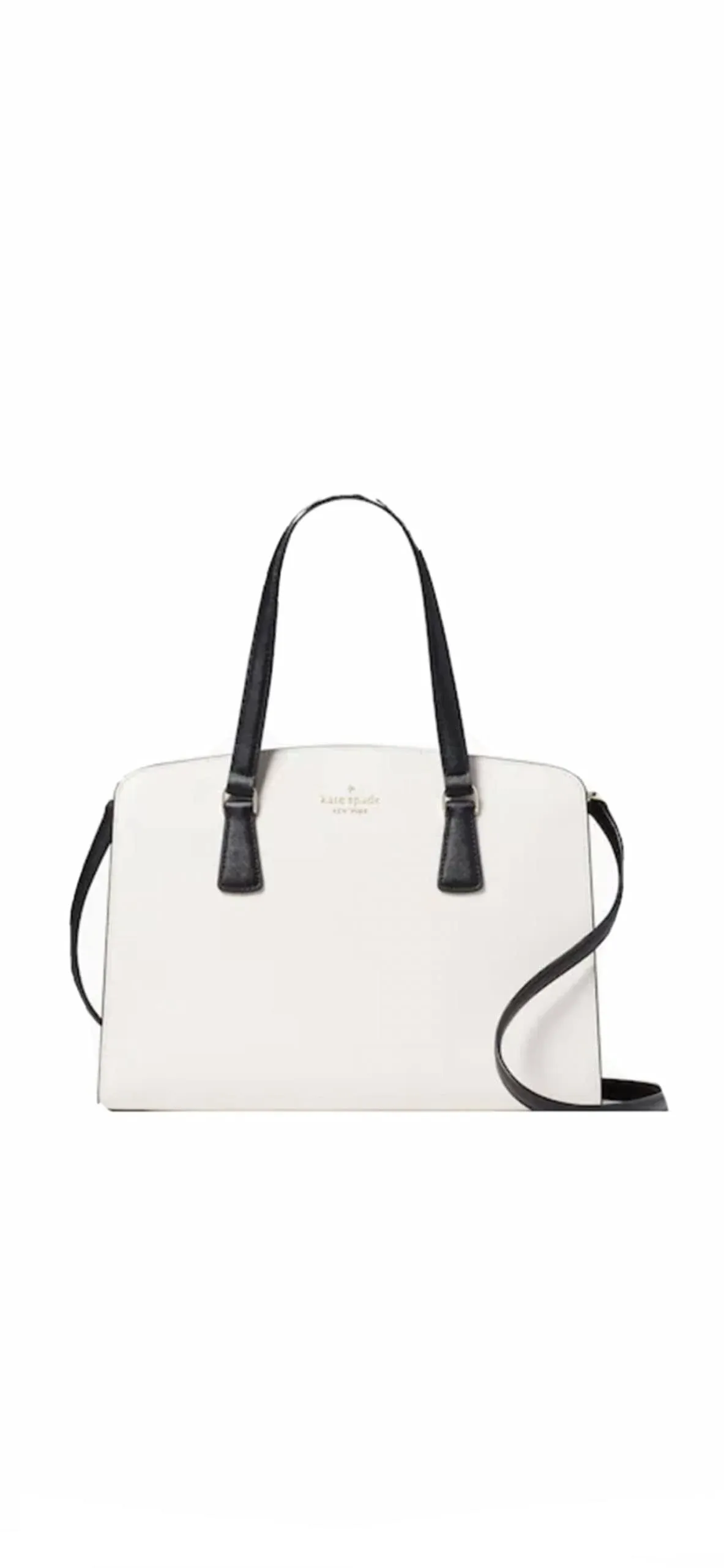 Kate Spade Perry Medium Leather Satchel (Warm beige)