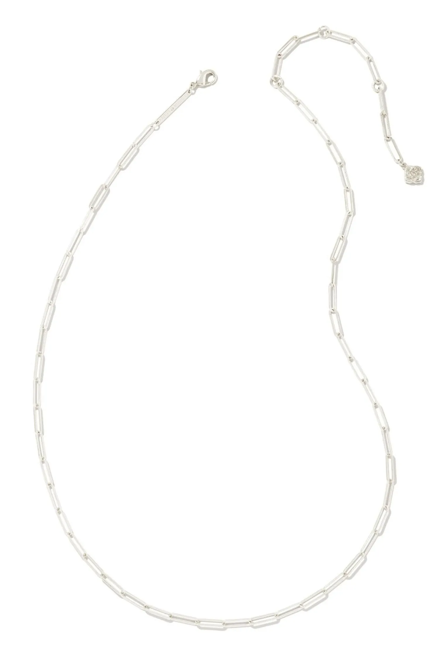 Kendra Scott Courtney Paperclip Necklace - Silver