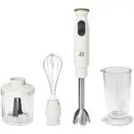 2-Speed Immersion Blender with Chopper &amp; Measuring Cup, White Icing 