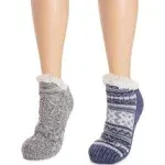 MUK LUKS Women's 2-Pack Short Cabin Socks