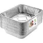 Disposable Aluminum Foil Pans 30 Pack 9x13 Inches