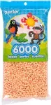 Perler Beads Fuse Beads for Crafts, Sand Pink, Small, 6000pcs