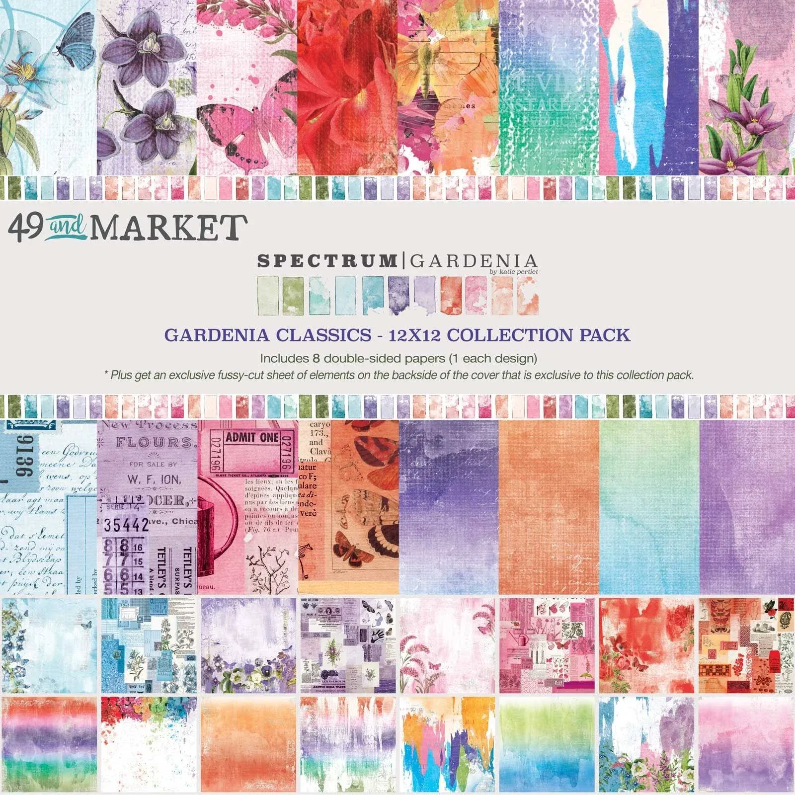 Spectrum Gardenia 12x12 Classics Collection Pack - 49 And Market