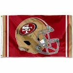 San Francisco 49ers New Helmet Banner Flag