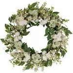 Puleo International Decorative Wreaths 30&#034;X4&#034; Everyday Mixed Flower Green Round