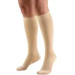 Truform 20-30 mmHg Compression Stockings for Men and Women, Knee High Length, Closed Toe, White, Medium (8865WH-M)