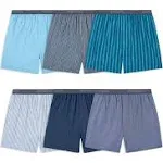 Fruit of the Loom Men's Woven Boxers, 6 Pack, Sizes S-3XL