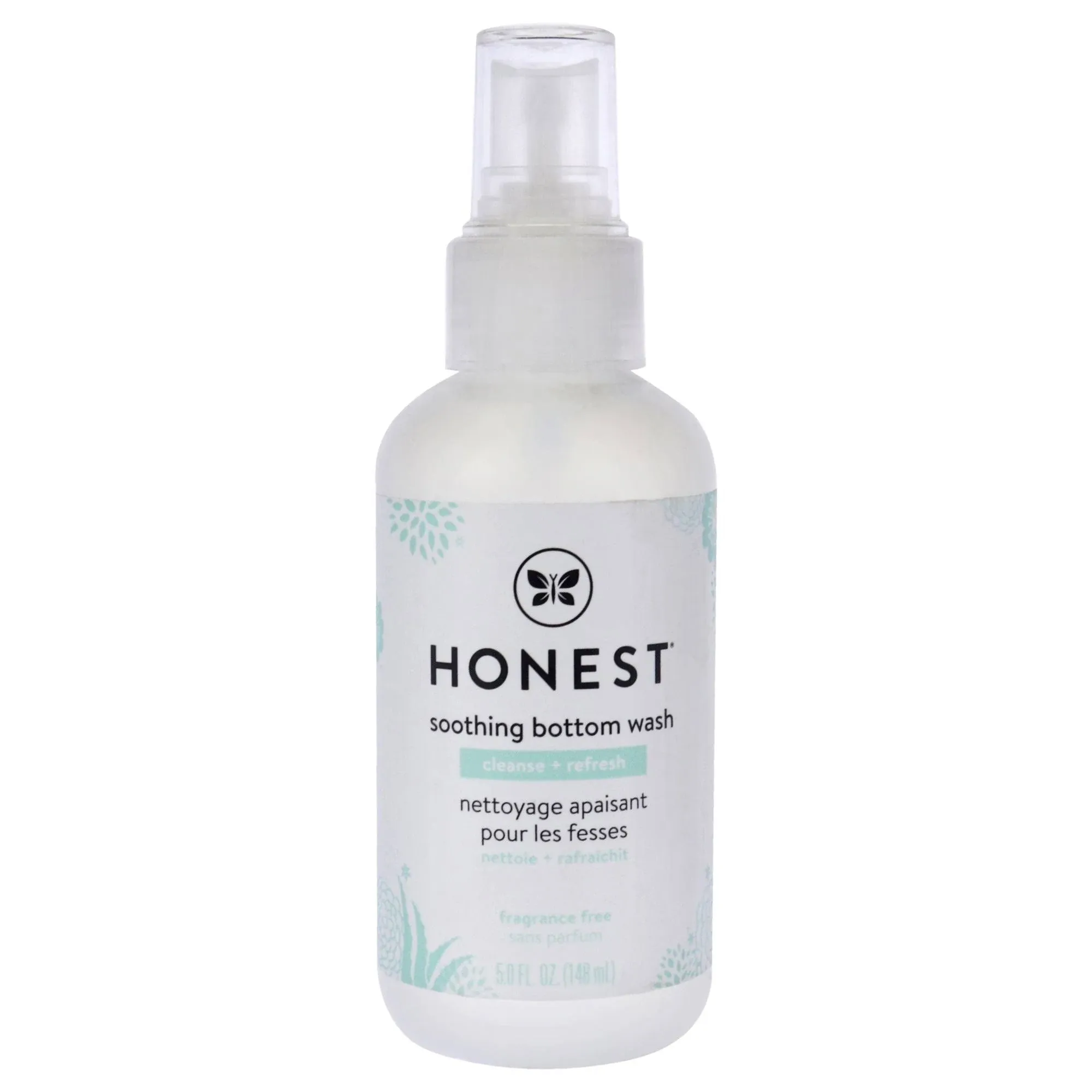 Honest Bottom Wash, Soothing, Cleanse + Refresh - 5.0 fl oz