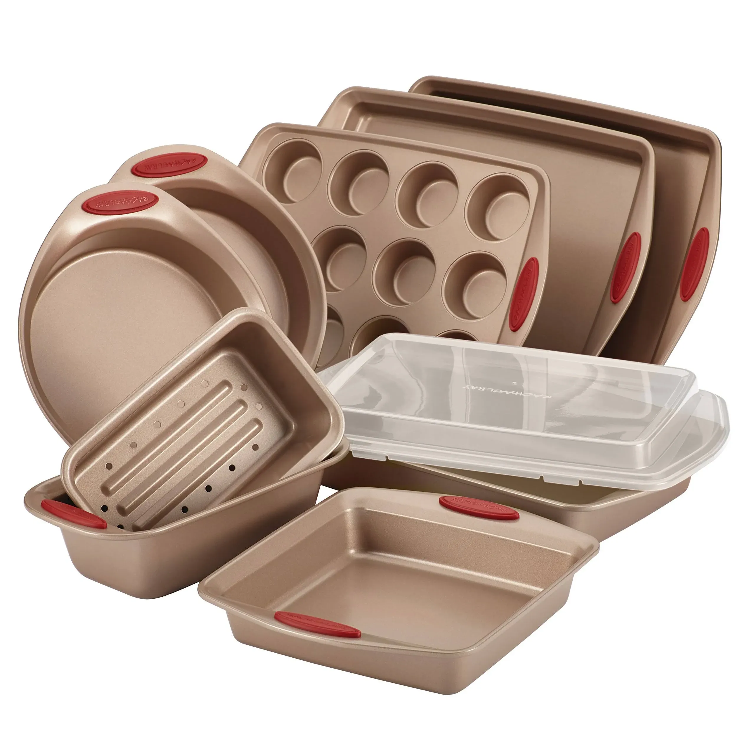 Rachael Ray Cucina 10-Piece Nonstick Bakeware Set