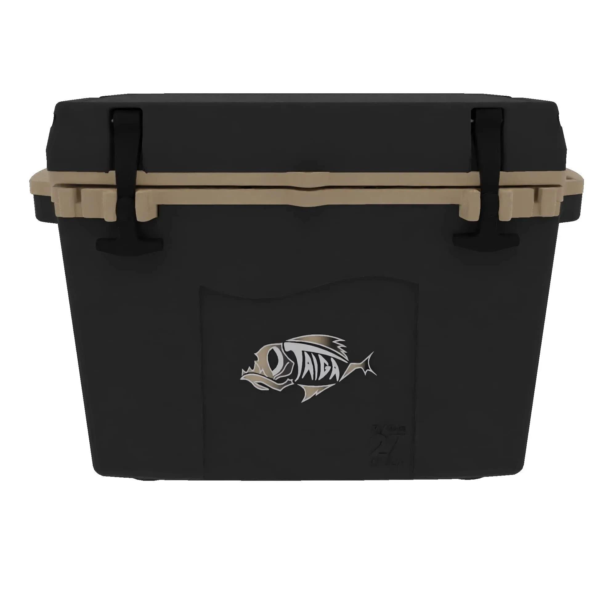 Taiga Coolers Black/Tan 27 qt Cooler