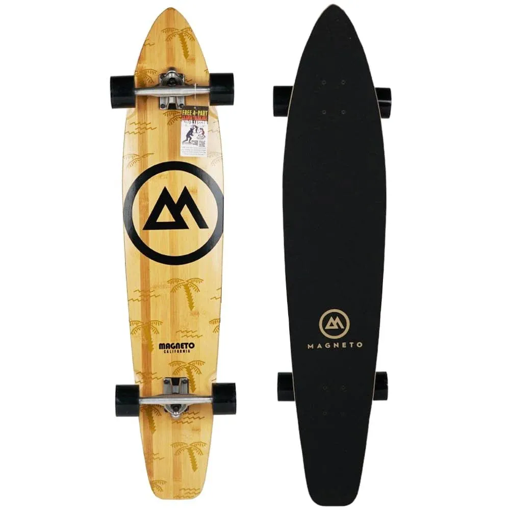 Magneto 44 inch Kicktail Cruiser Longboard Skateboard