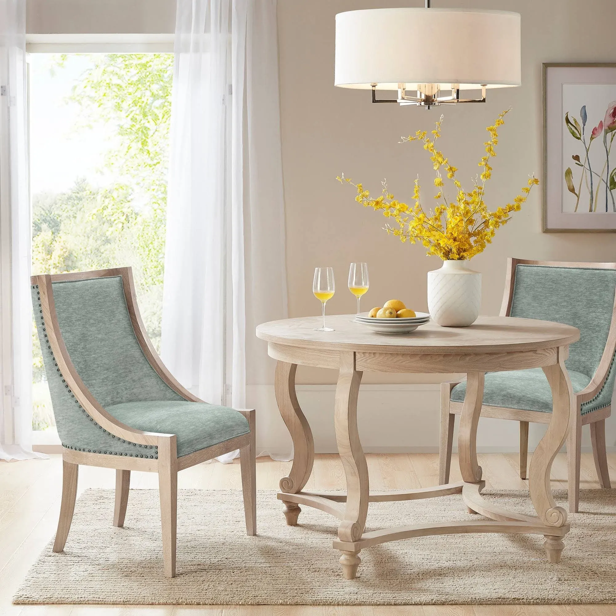 Elmcrest Upholstered Dining Chair with Nailhead Trim