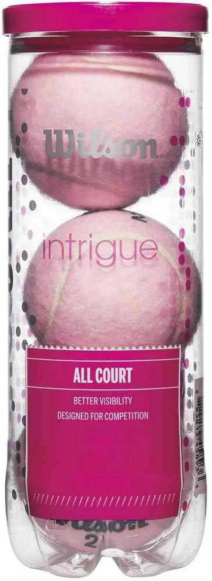 Wilson Intrigue All Court Tennis Balls 3-Pack