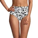 Lands' End Women's Tummy Control High Waisted Bikini Bottoms