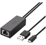 Micro USB /  USB-A To 100Mbps Ethernet Adaptor For  Mobile Eg. Chromecast