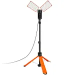 VEVOR Led Work Light Dual Head Led Light Stand 10000lm 2x50W 27.6-70" Adjustable - Contemporary - Tools And Equipment - by VEVOR OFFICIAL STORE | Houzz