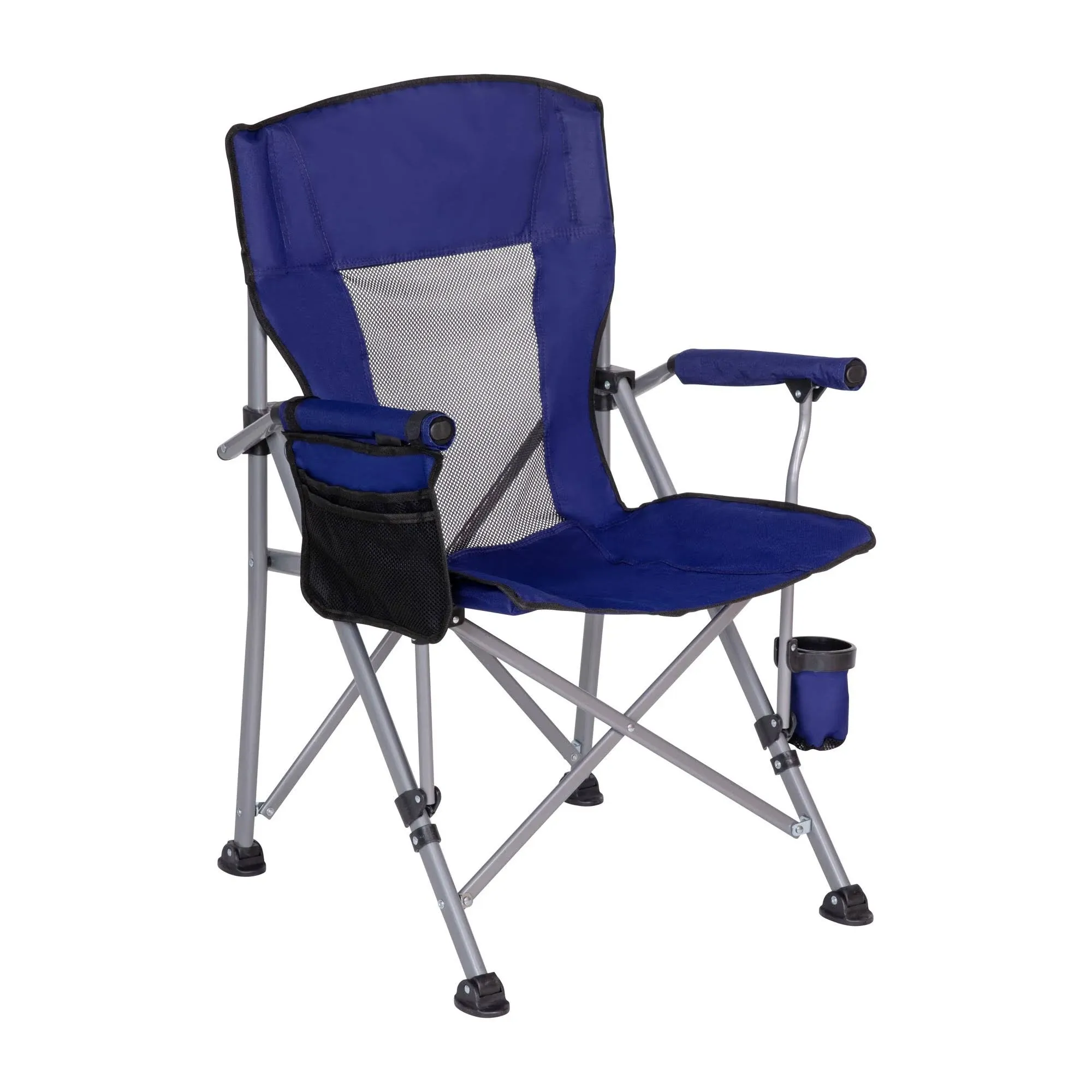 Flash Furniture High Back Folding Heavy Duty Portable Camping Chair with Padded ...