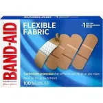 Band-Aid Brand Flexible Fabric Adhesive Bandages - 100 count