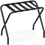 SONGMICS Folding Luggage Rack, Black