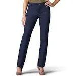 Lee Women's Wrinkle Free Relaxed Fit Straight Leg Pant