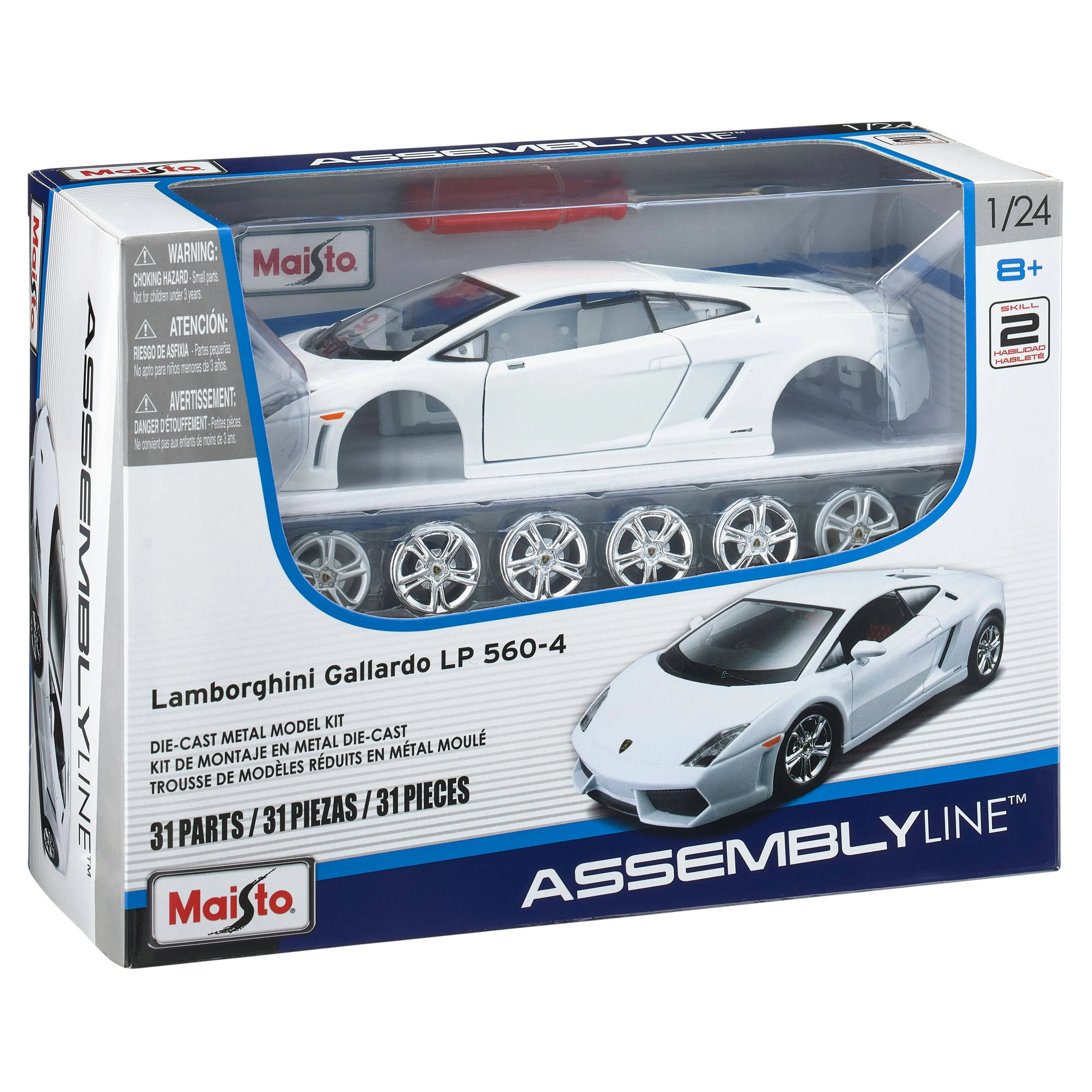 Lamborghini Gallardo LP560-4 1:24 Model Kit