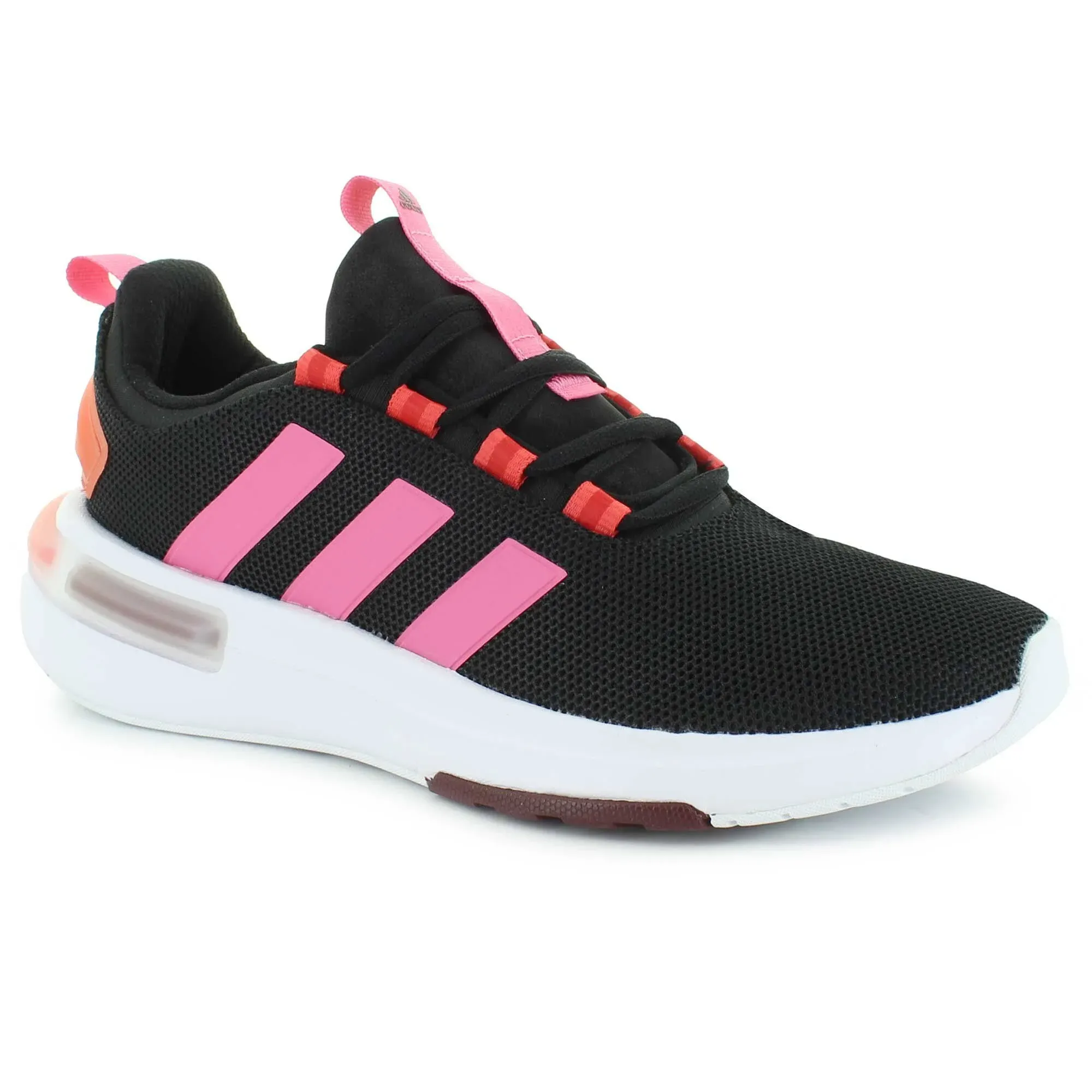 Adidas Racer TR23 Shoes - Women's - Core Black / Pink Fusion / Shadow Red - 8