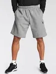 Nike Cargo Club Shorts - Men's Dark Grey Heather/White - Mens