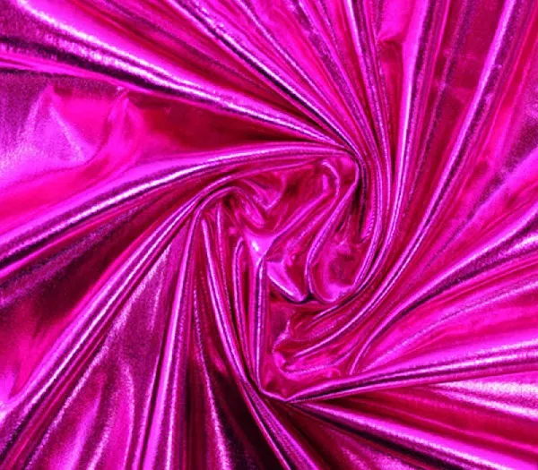 Spandex Fabric Metallic HOT Pink / 60" Wide/Sold by The Yard