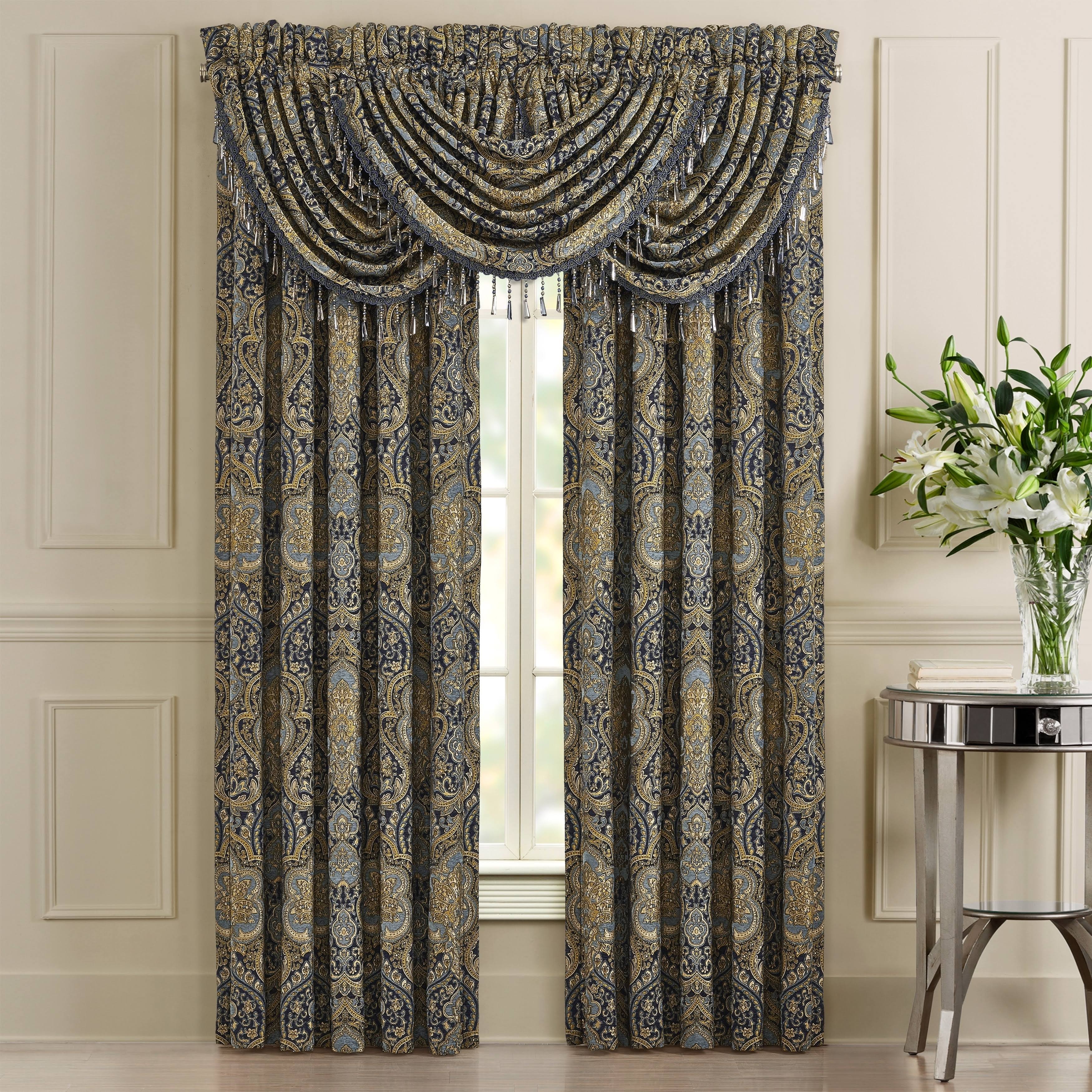 Five Queens Court Palmer Waterfall Window Valance