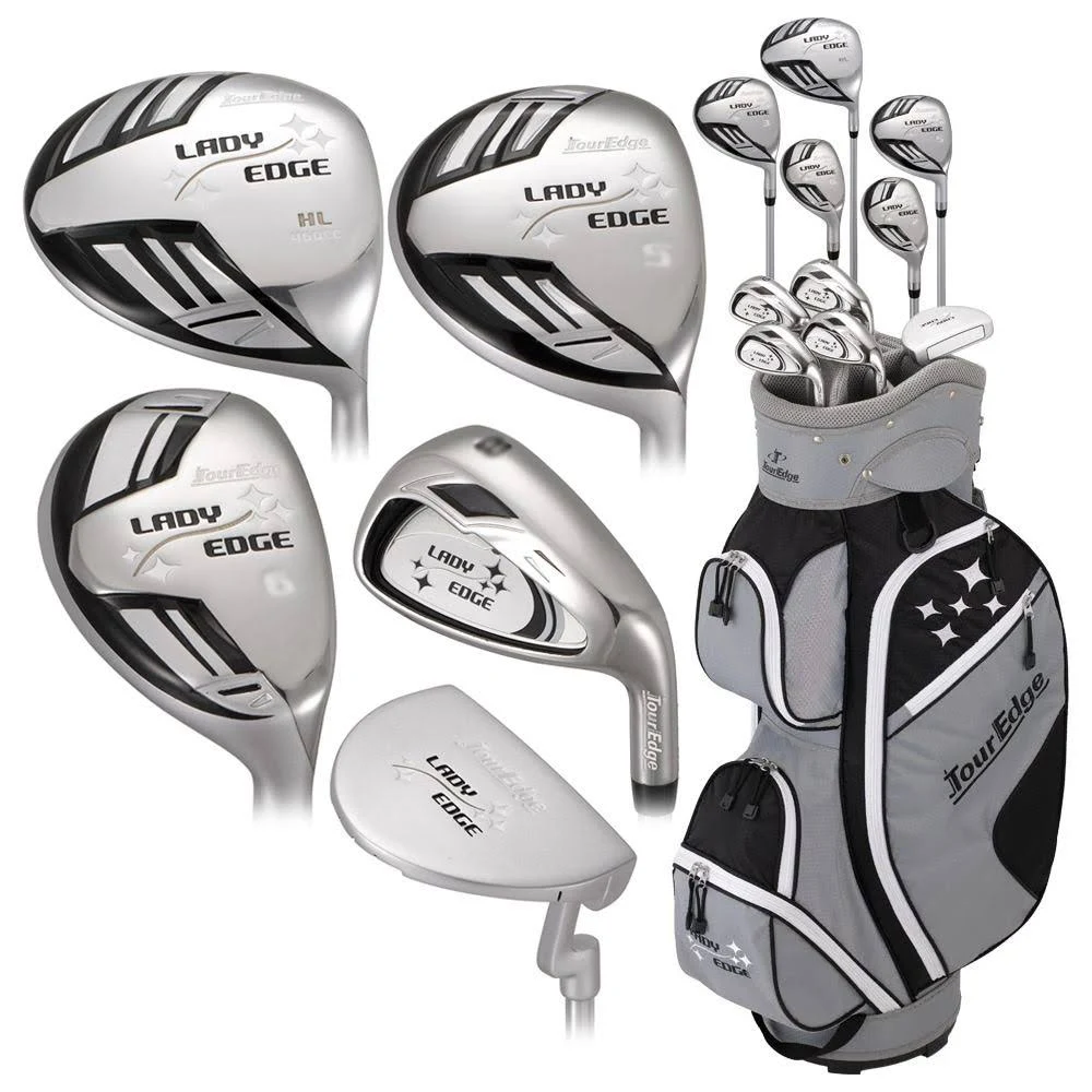 Tour Edge 2020 Lady Edge Full Set Black Grey White Petite