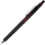 ROtring 600 Mechanical Pencil, 0.7 mm, Black Metal Barrel