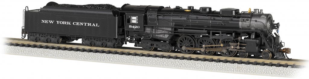 Bachmann N 53652 4-6-4 Hudson, New York Central #5420