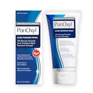 PanOxyl 10% Acne Foaming Wash Maximum Strength 5.5 oz