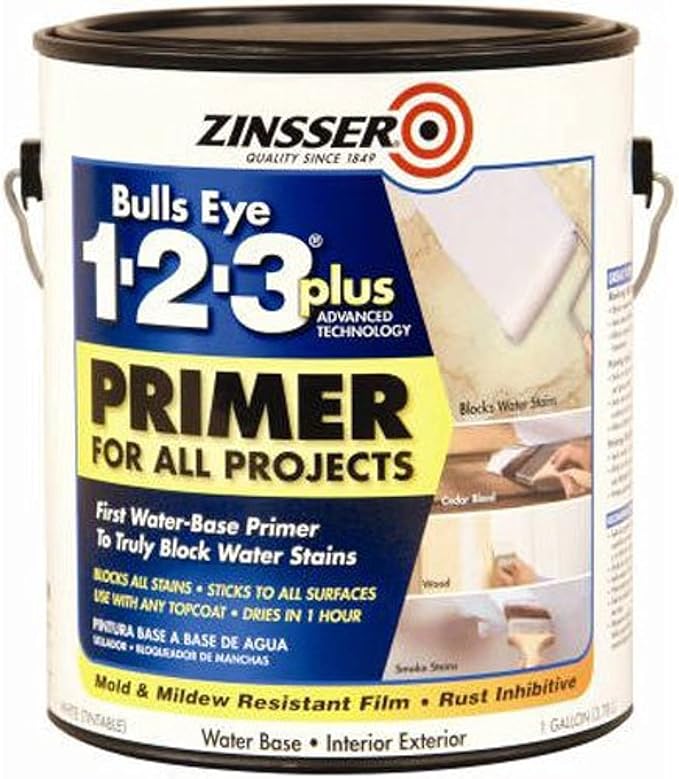 Zinsser BullsEye 1-2-3 Plus Primer - 1 gal bucket