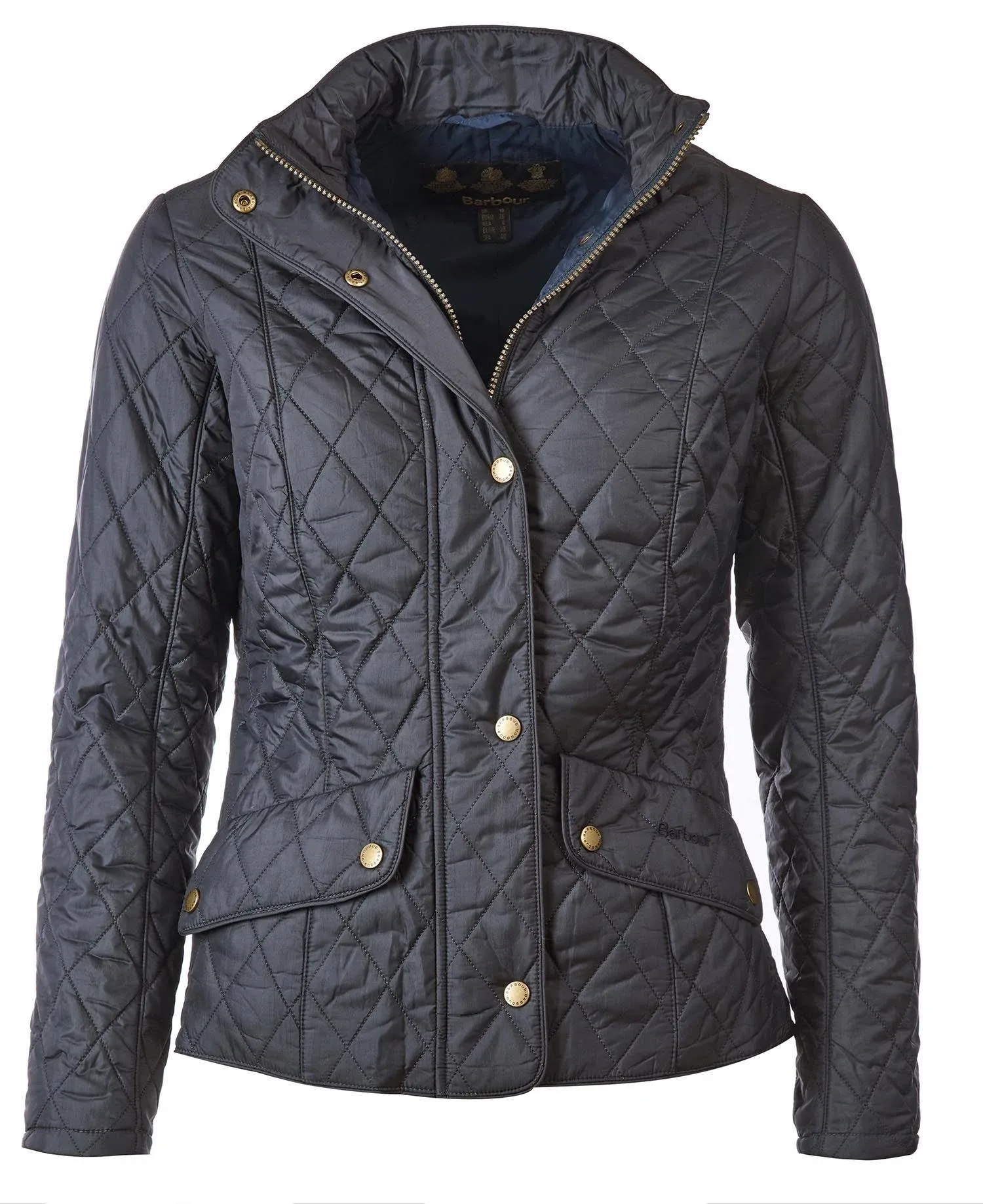 Barbour Women's Flyweight Cavalry Quilted Jacket, Navy