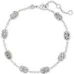 Kendra Scott Emilie Chain Bracelet in Platinum Drusy