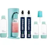 Drinkmate OmniFizz Party Pack Bundle, Sparkling Water and Soda Maker White - N/A - Arctic-Blue