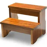 Wooden Two Step Stool