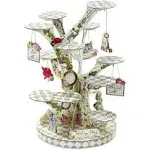 Talking Tables Alice in Wonderland Cake, Beautiful Mother's Day Party Decorations Reusable Table Centrepiece for Mad Hatter Afternoon Tea & Truly Alice Mad Hatter Cake Domes