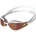 Speedo Fastskin Hyper Elite Mirror Swimming Goggles White