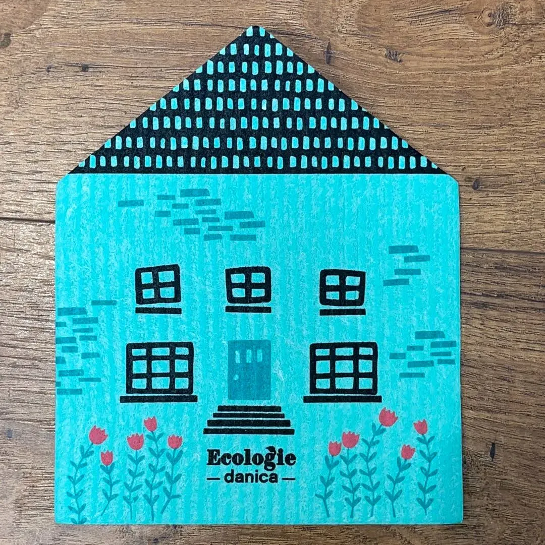 House Shaped Swedish Sponge Cloth